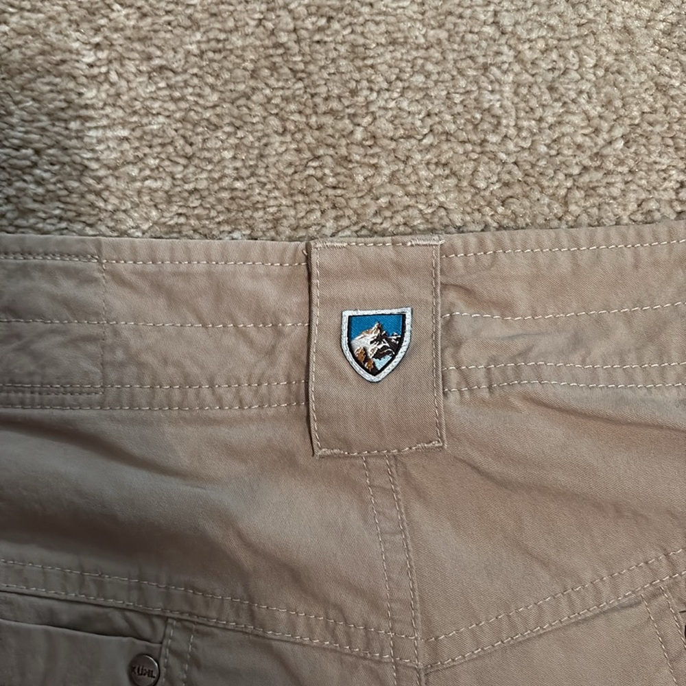Kuhl Men’s Cargo Hiking Work Wear khaki Vented Pants Size 38 X 32 - Picture 4 of 8